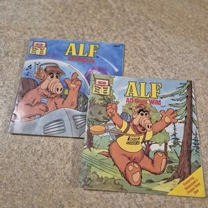 Set Of Two Vintage Alf Books